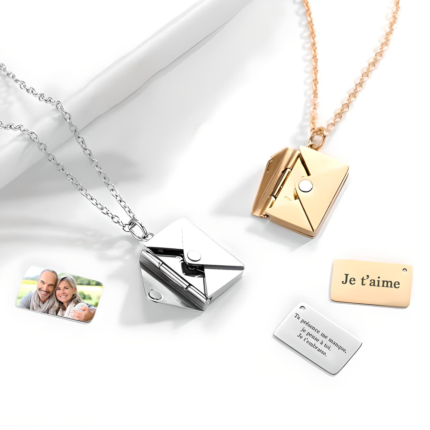 Collier Personnalisé Enveloppe Secrète